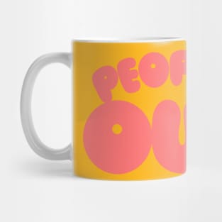 Peopled Out / Introvert Typography Design Mug